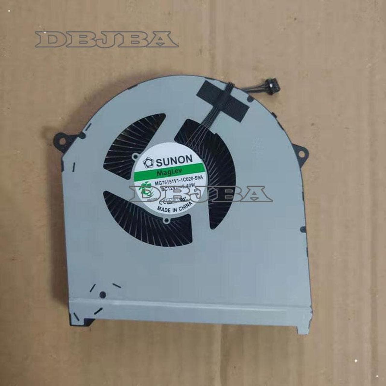 DBTLAP Cooling Fan For SUNON MG75151V1-1C020-S9A Dc 12V 5.4W K96081 Notebook 4-Wire Cooling Blower