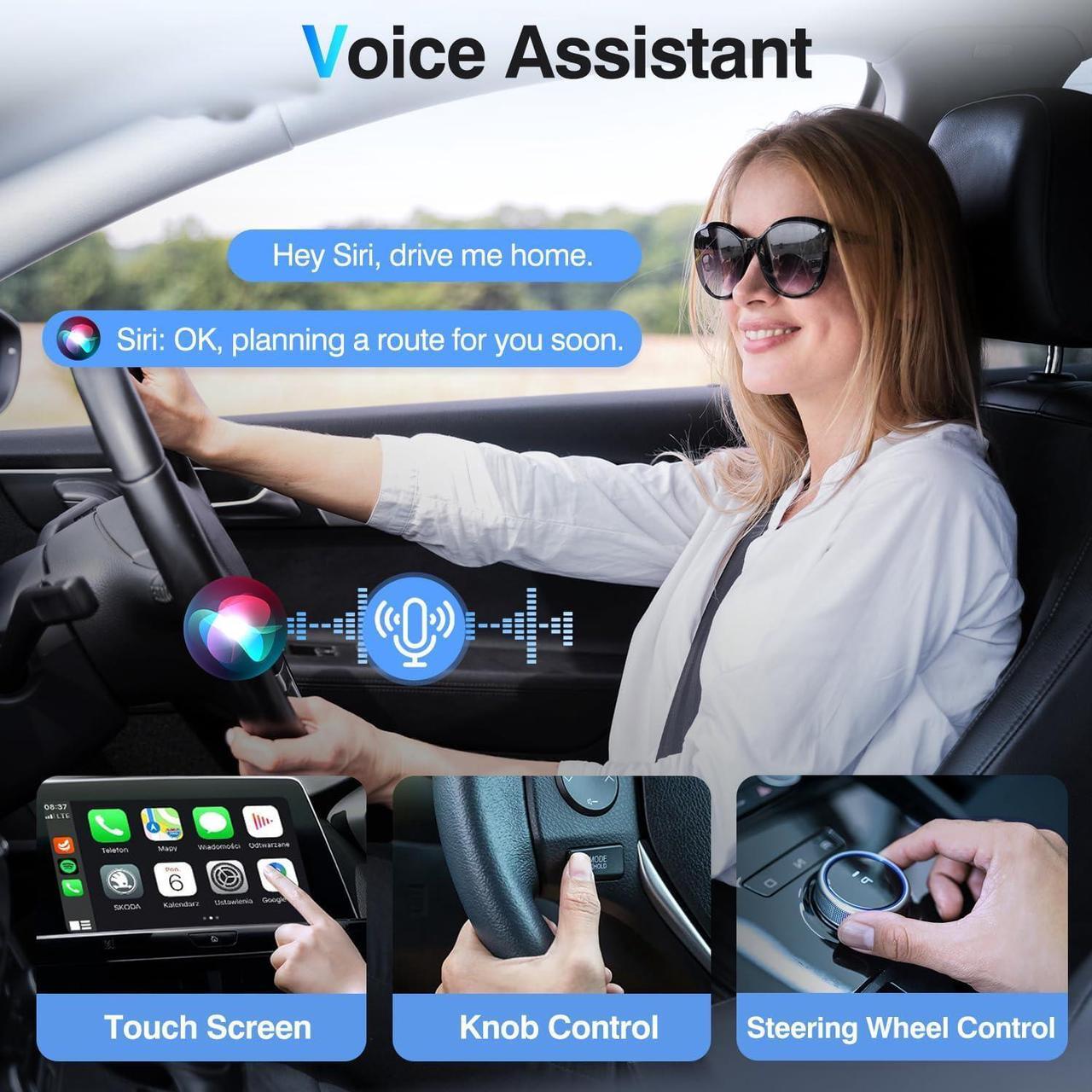 Alt view image 7 of 7 - Wireless CarPlay Adapter 2025 Upgraded, Converts Factory Wired CarPlay to Wireless, Plug and Play, Bluetooth Car Play Dongle Compatible with iPhone Multi-User Seamless Connection