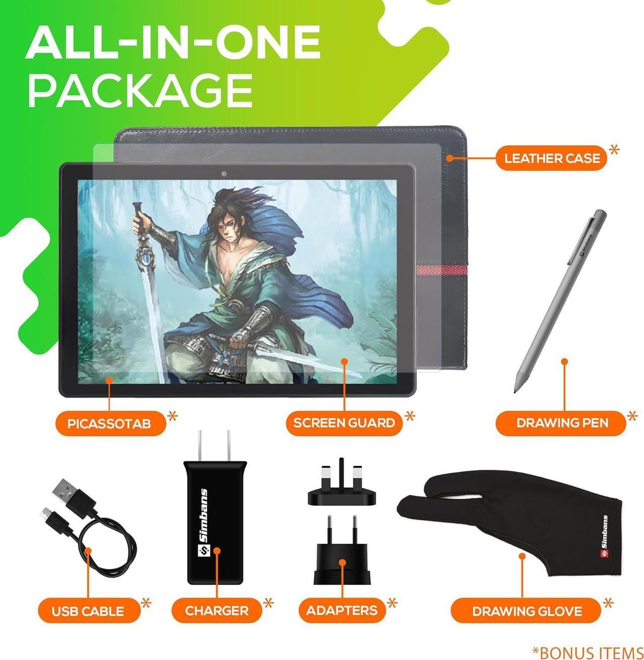 Alt view image 5 of 7 - PicassoTab X Drawing Tablet  No Computer Needed  Drawing Apps & Tutorials  4 Bonus Items  Stylus Pen  Portable  Standalone  10 Inch Screen  Best Gift for Beginner Digital Graphic Artist  PCX