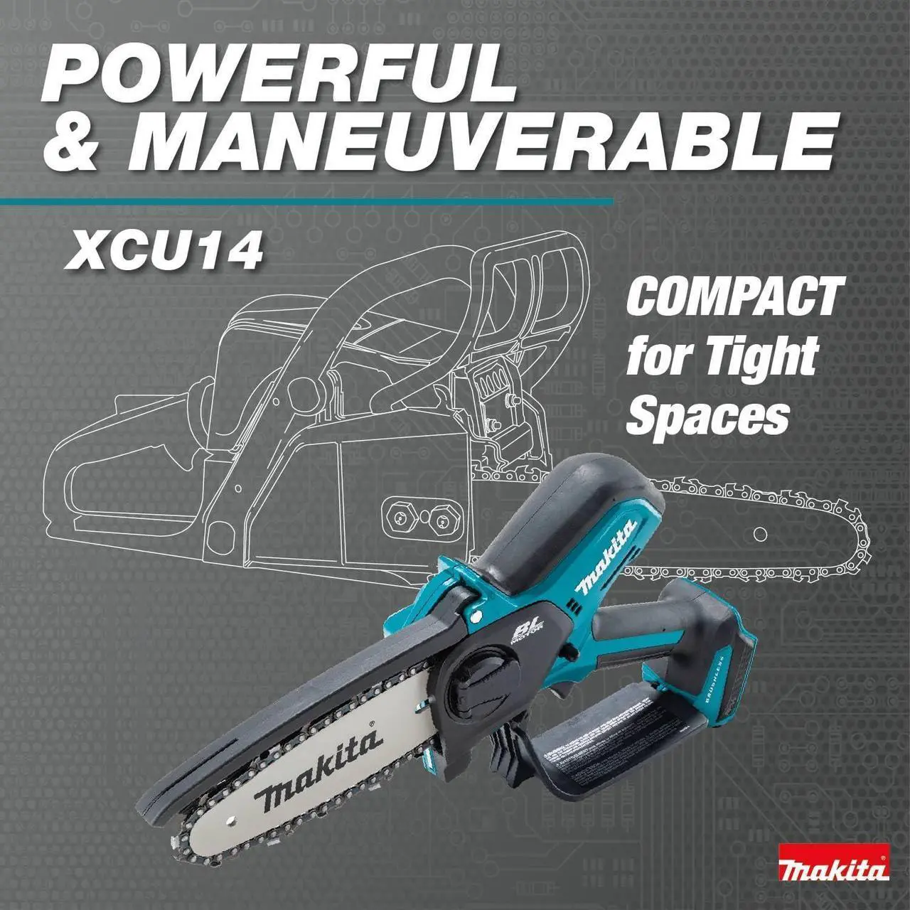 Alt view image 5 of 7 - XCU14Z 18V LXT® Lithium-Ion Brushless Cordless 6" Pruning Saw, Tool Only
