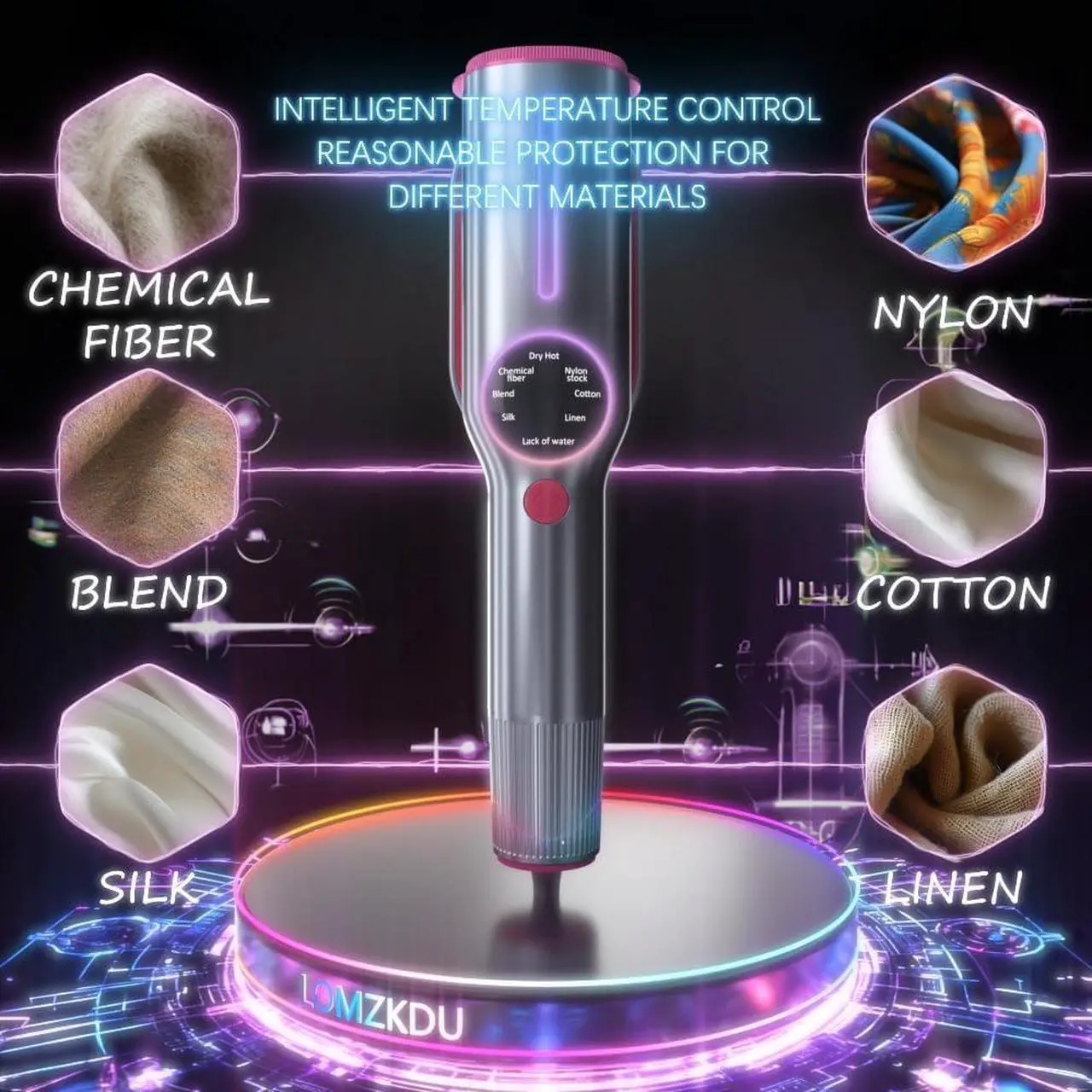 Alt view image 2 of 7 - Travel Steamer For Clothes Portable Mini Steamer Handheld For Wrinkle Removal-Fast Heat-Up, Travel Size, Fabric Steamer For All Clothes, Compact And Hand Held Steamer With Foldable Design