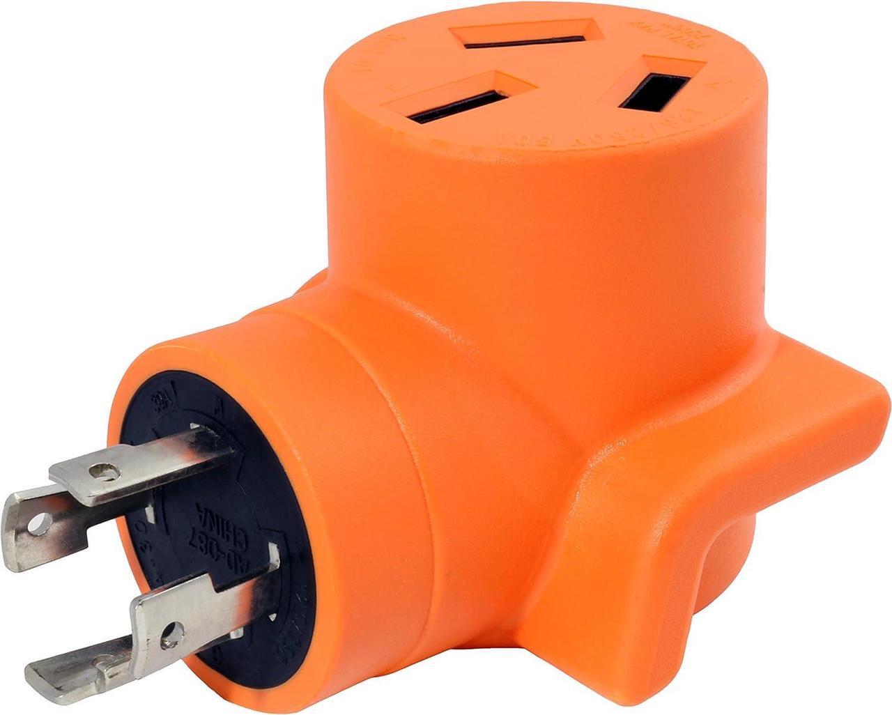Main image of [WDL14301050] 30Amp 4-Prong L14-30P Generator Locking Plug to 10-50R 50Amp 125/250Volt Welder adapter
