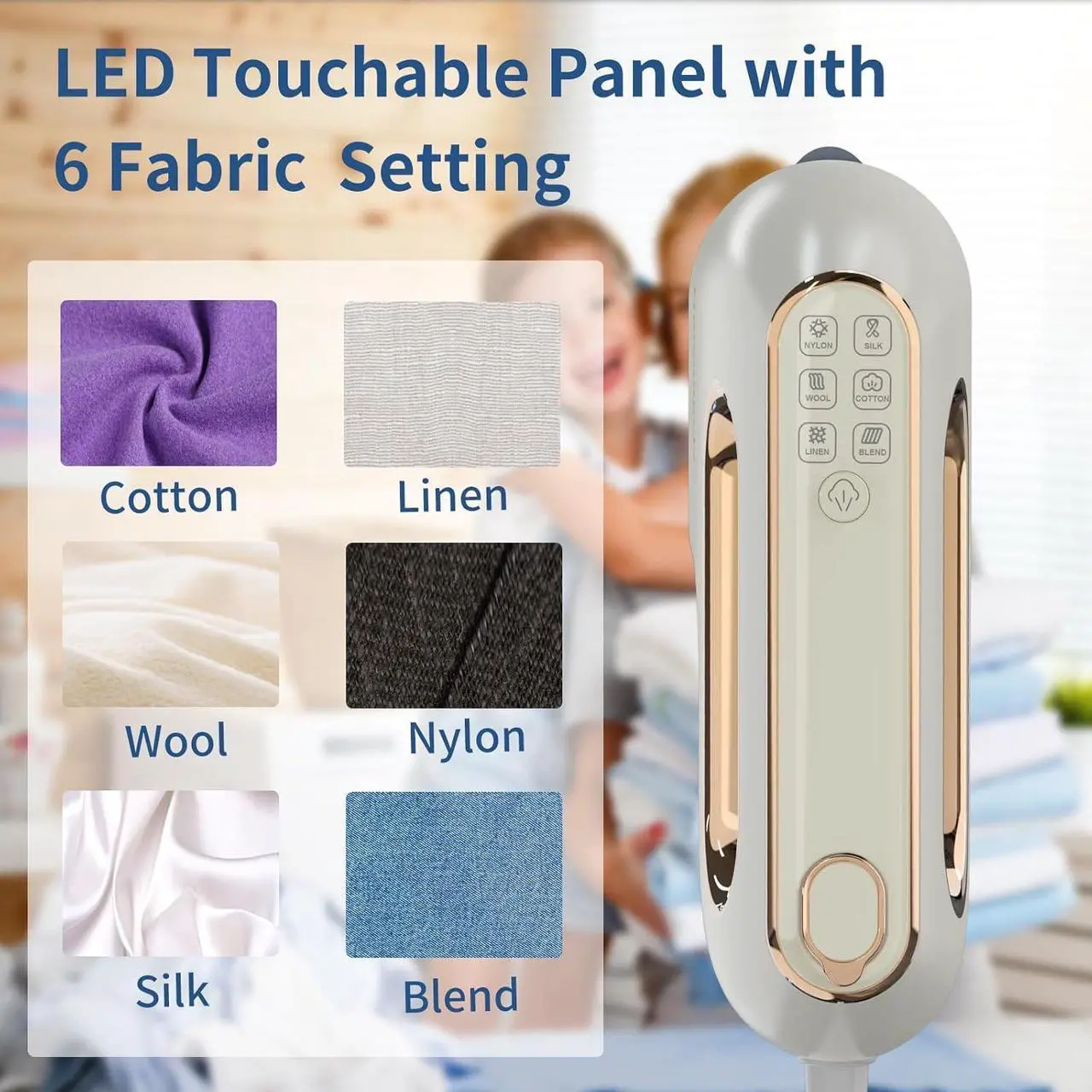 Alt view image 6 of 7 - Portable Travel Steamer Iron for Clothes: Mini Handheld Garment Steam Ironing Machine for Clothing - Professional Small Size Hand Held Traveling Fabric Steamers for Wrinkle on Dress Shirt (Gray)