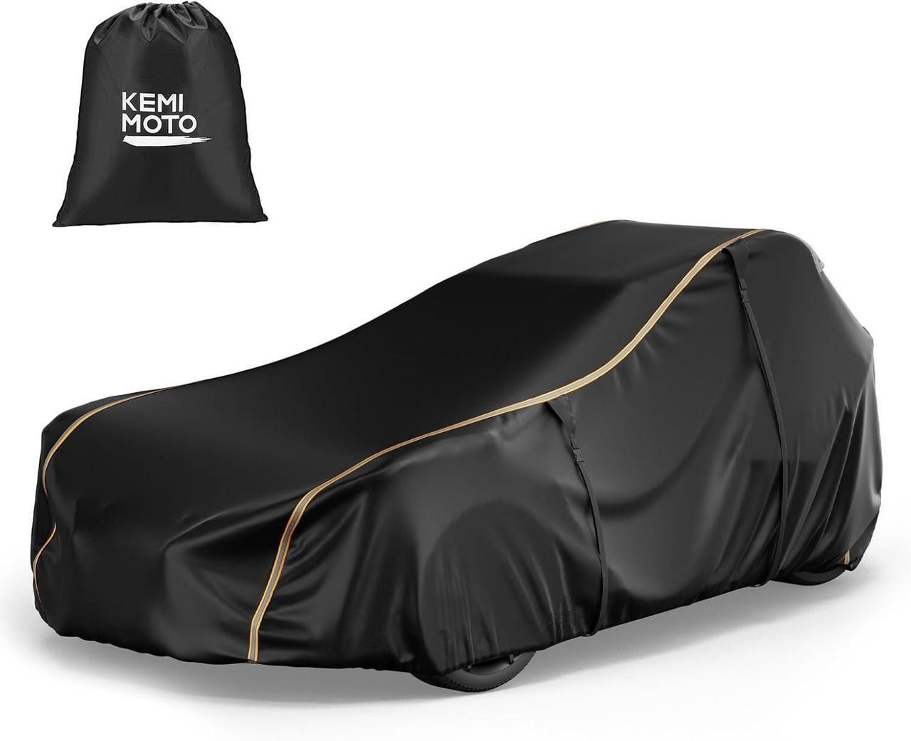 Main image of Full Cover Compatible with Polaris Slingshot with Roof 2023 2024 S SL SLR R ROUSH Edition Waterproof Windproof All Weather Protection Covers with Reflective Strips for Slingshot Accessories