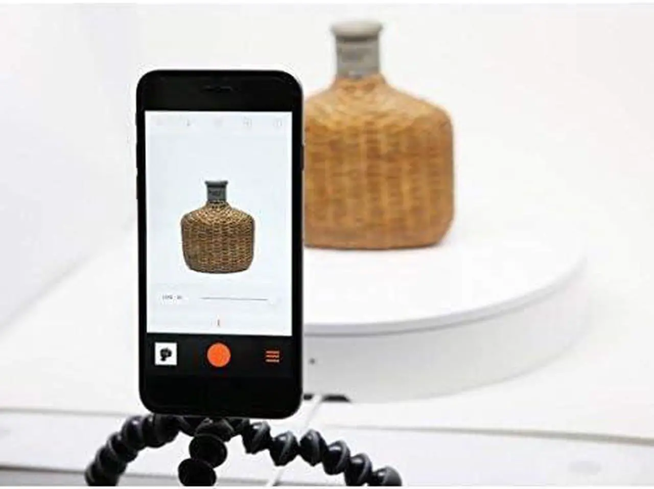 Alt view image 3 of 7 - 360 Studio Set (Photo lightbox Studio with 360 Photography Turntable Set / 25inch Photo Light Box / 10inch Bluetooth 360 Turntable Included | ORANGEMONKIE)