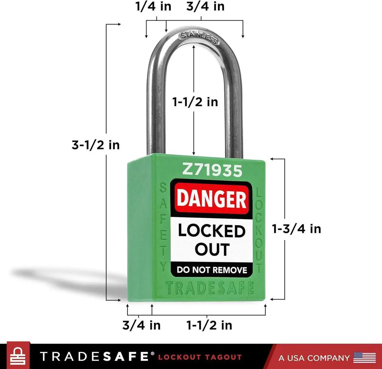 Alt view image 2 of 7 - Lockout Tagout Locks Set - 10 Green Keyed Alike Padlocks, 2 Keys Per Lock, OSHA Compliant Loto Locks for Lock Out Tag Out Stations, Premium Grade