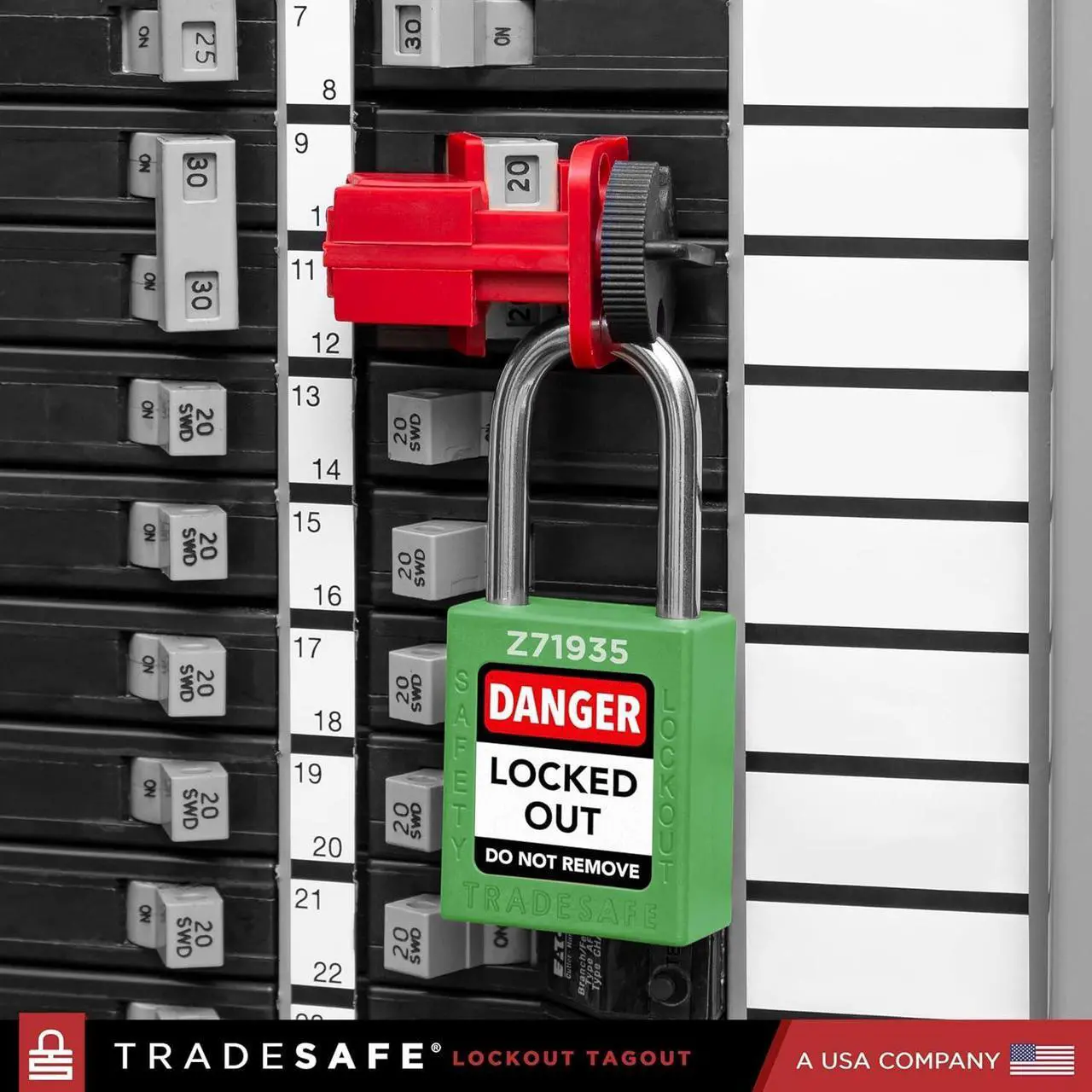 Alt view image 7 of 7 - Lockout Tagout Locks Set - 10 Green Keyed Alike Padlocks, 2 Keys Per Lock, OSHA Compliant Loto Locks for Lock Out Tag Out Stations, Premium Grade