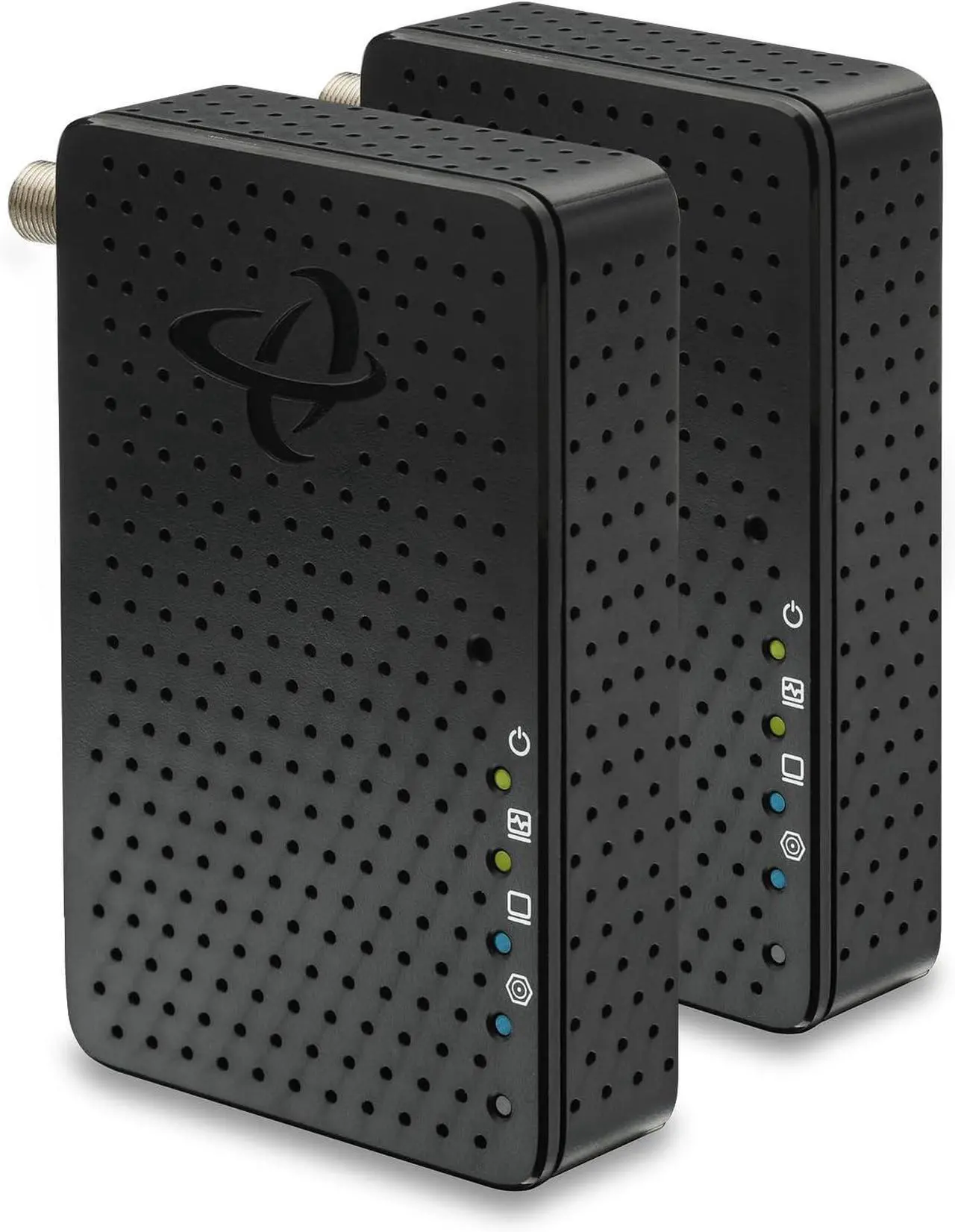 Main image of Hitron MoCA 2.5 Adapter for Ethernet Over Coax | 2.5 Gbps Ethernet, Coaxial to Ethernet Adapter, Enhanced Streaming, Compact Size, Works with Any Ethernet Device/Router (2-Pack 2.5GigE) | Model# HTEM5