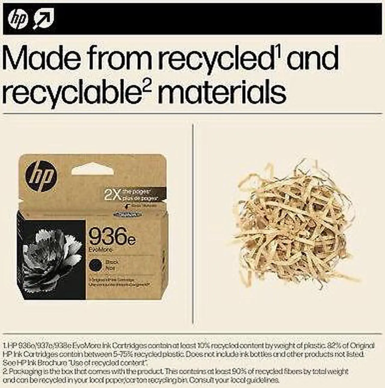 Alt view image 5 of 7 - HP 936e EvoMore Black Original Ink Cartridge, 2,500 pages, 4S6V6LN