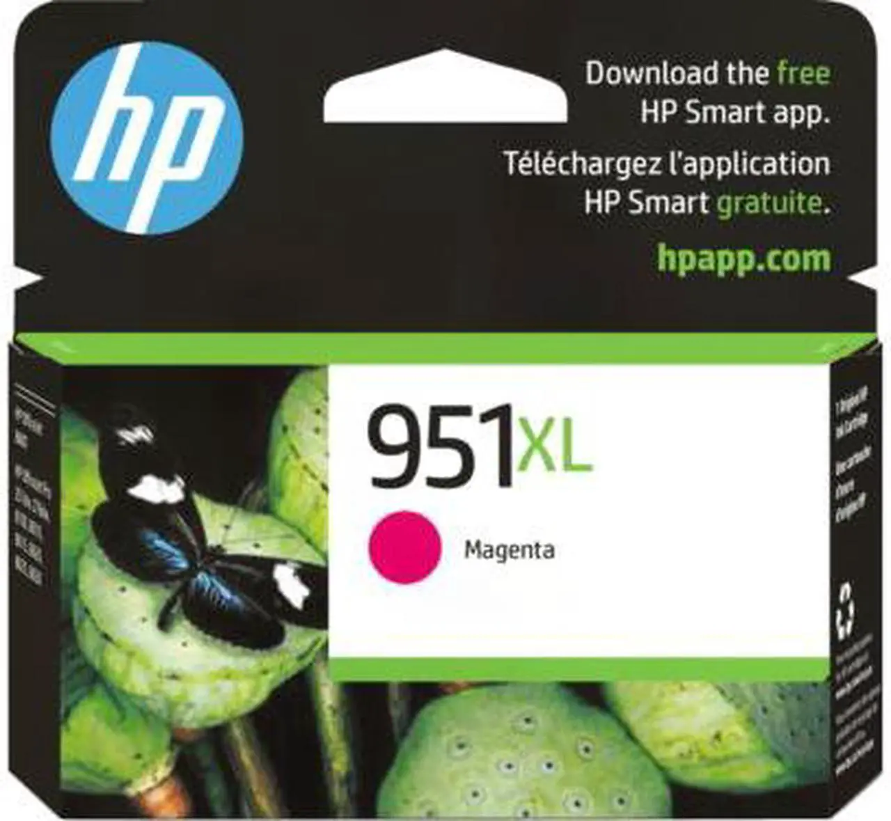 Main image of HP 951XL High Yield Magenta Original Ink Cartridge, ~1,500 pages, CN047AN#140