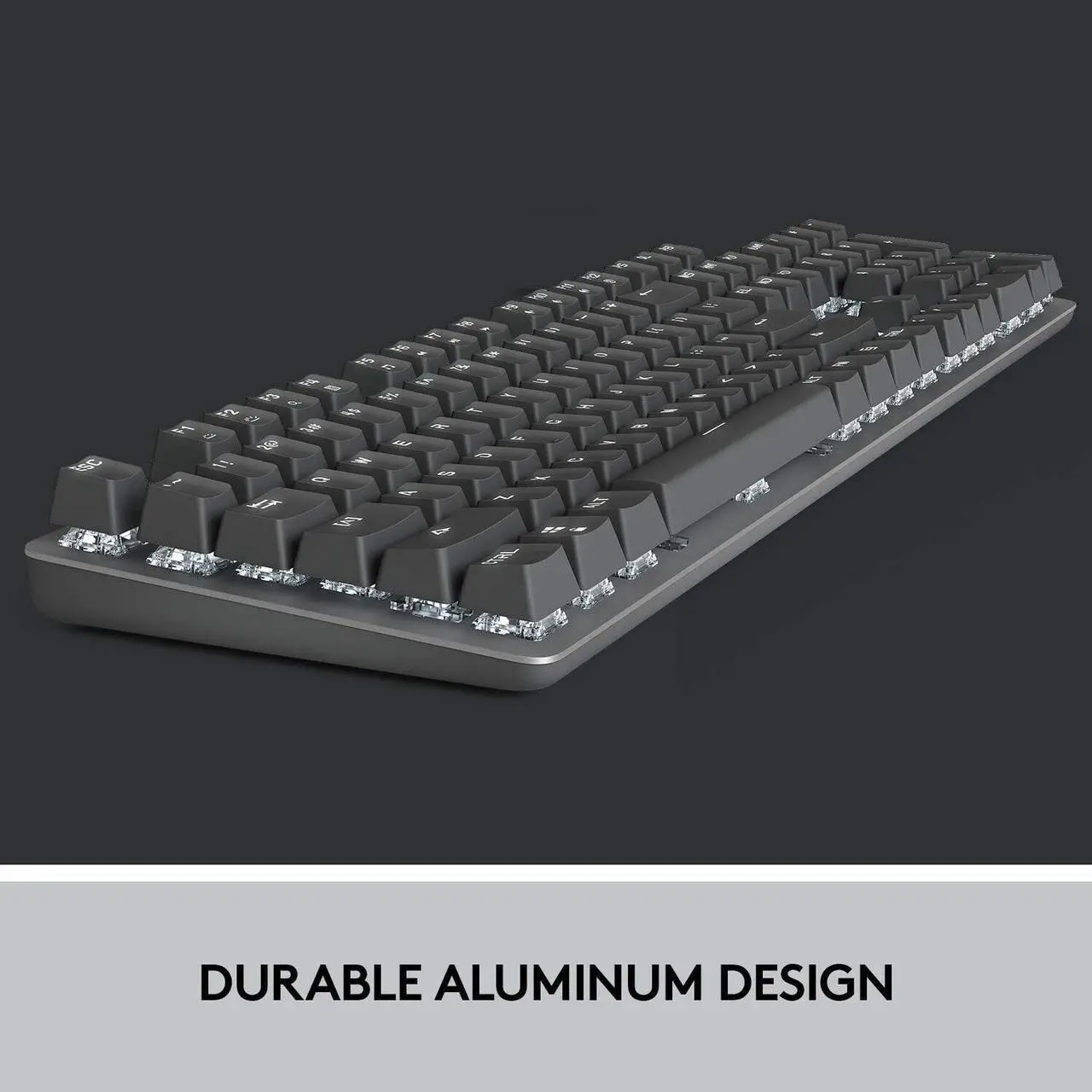 Alt view image 6 of 7 - Logitech K845 Mechanical Iluminated Keyboard corded aluminum mechanical keyboard
