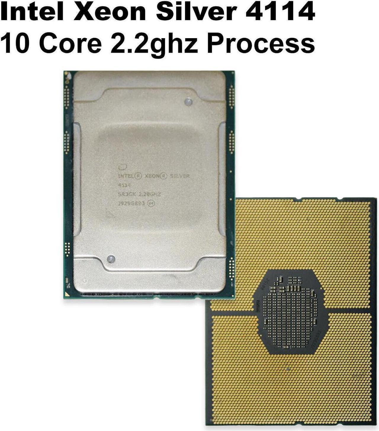 Alt view image 2 of 4 - Lot Of 2 Intel Xeon Silver 4114 10-Core 2.2GHz CPUs 13.75MB L3 Cache SR3GK