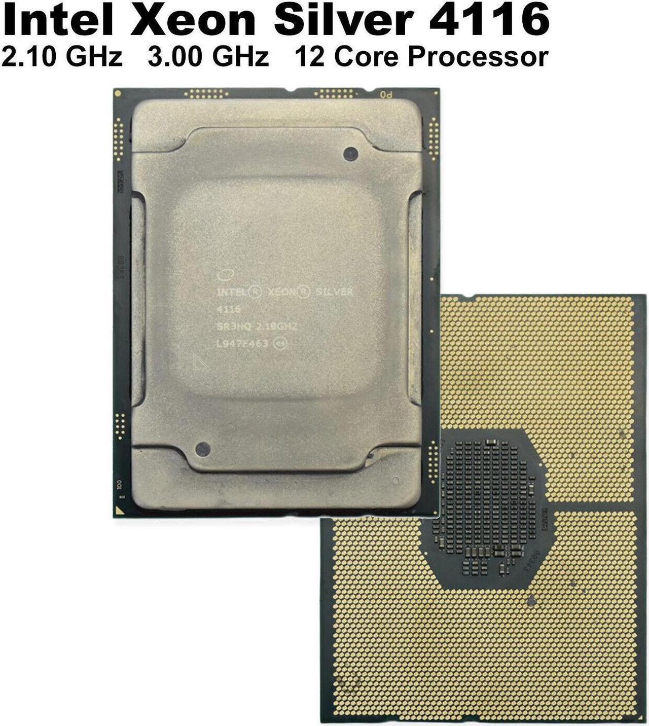Alt view image 2 of 4 - Intel Xeon Silver 4116 2.1GHz 12-Core CPU SR3HQ - High Performance Processor