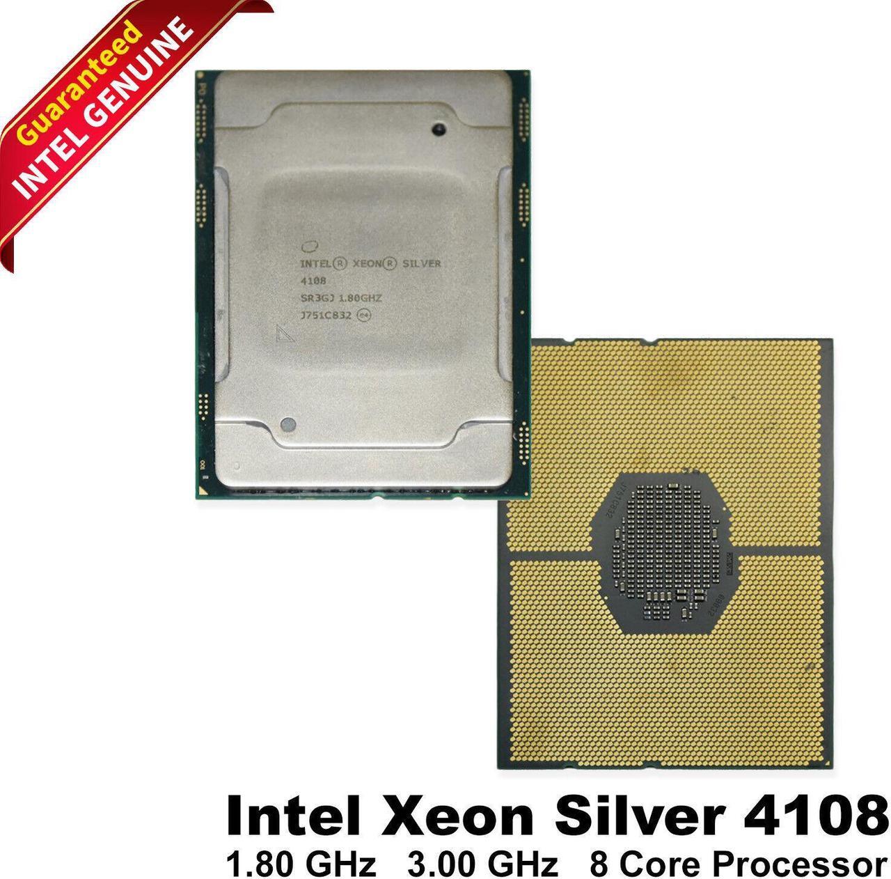 Main image of Intel Xeon 4108 CPU Processor 8 Core 3GHz 11MB L3 Cache 85W BX806734108 SR3GJ