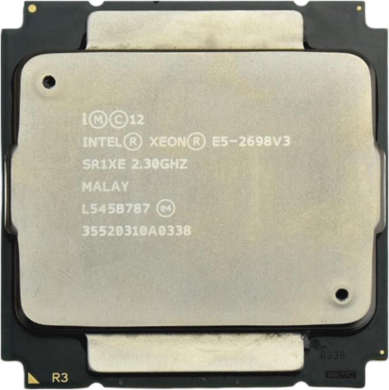 Alt view image 3 of 4 - Lot of 2 Intel Xeon E5-2698 V3 16-Core 2.30GHz CPUs LGA2011-3 SR1XE