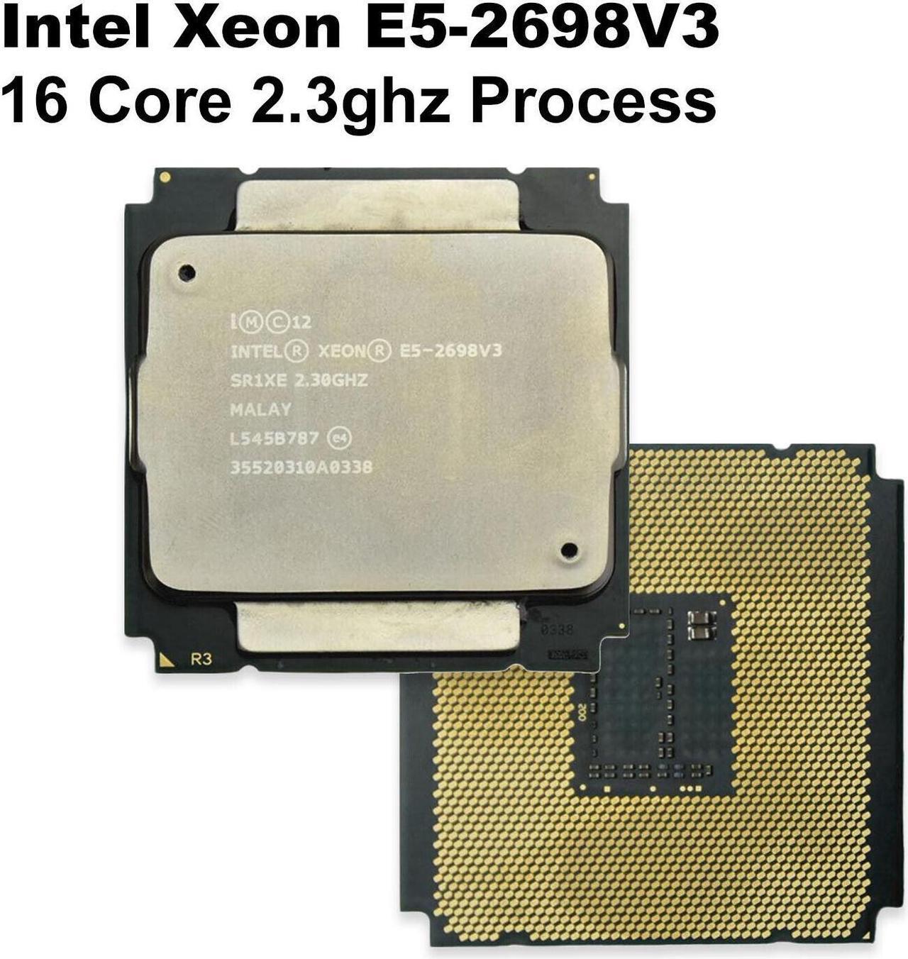 Alt view image 2 of 4 - Lot of 2 Intel Xeon E5-2698 V3 16-Core 2.30GHz CPUs LGA2011-3 SR1XE