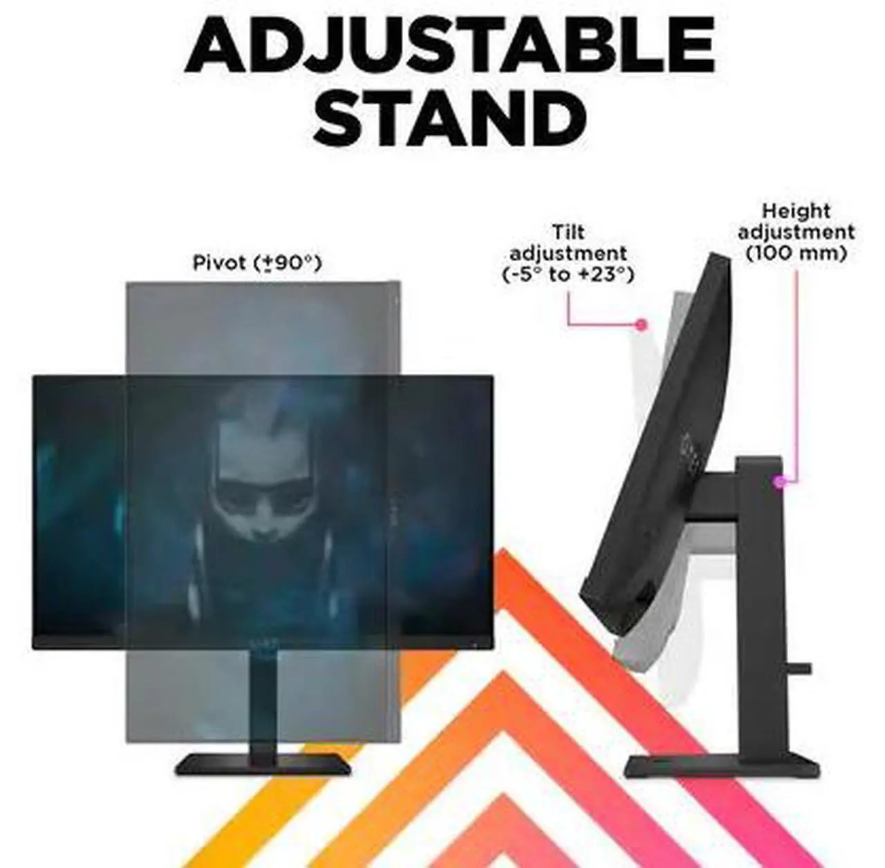 Alt view image 10 of 20 - OMEN by HP 23.8 inch FHD 165Hz Gaming Monitor - OMEN 24 23.8" FHD (1920 x 1080)