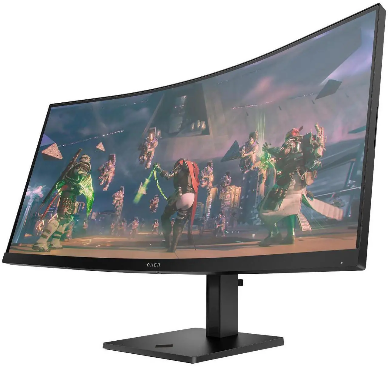 Alt view image 2 of 20 - OMEN by HP 34 inch WQHD 165Hz Curved Gaming Monitor - OMEN 34c 34" WQHD (3440 x