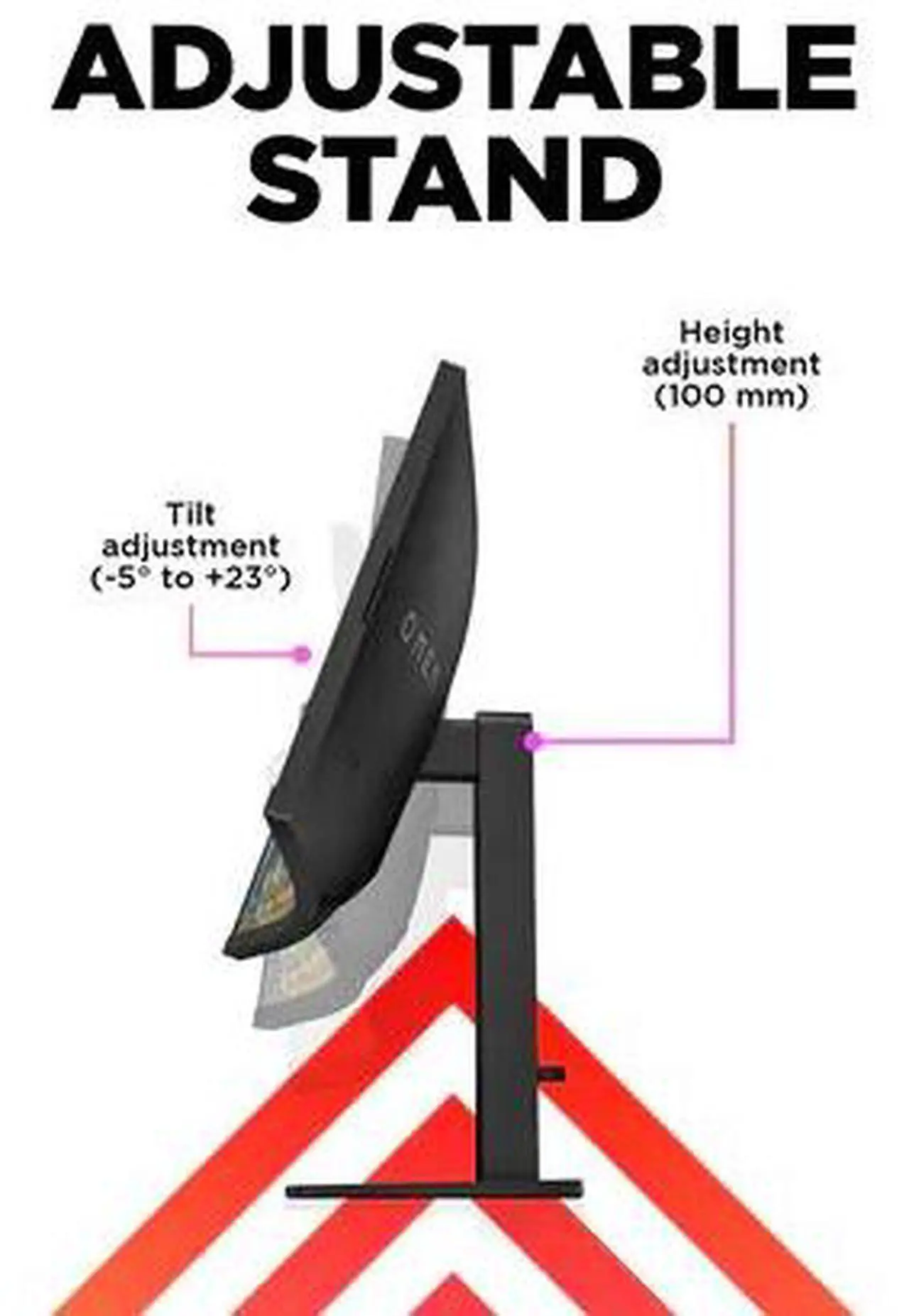 Alt view image 7 of 20 - OMEN by HP 34 inch WQHD 165Hz Curved Gaming Monitor - OMEN 34c 34" WQHD (3440 x