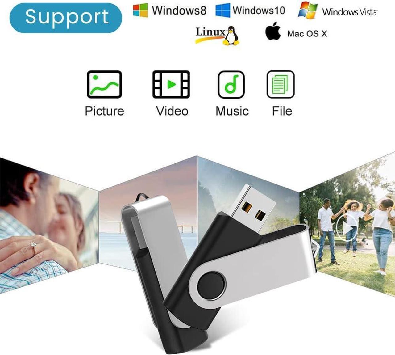 Alt view image 5 of 7 - 50 Pack Flash Drives 2GB with Lanyards Premium USB 2.0 Thumb Drives Bulk USB Memory Stick 2GB Pendrive Jump Drive (2GB 50 Pack Black)