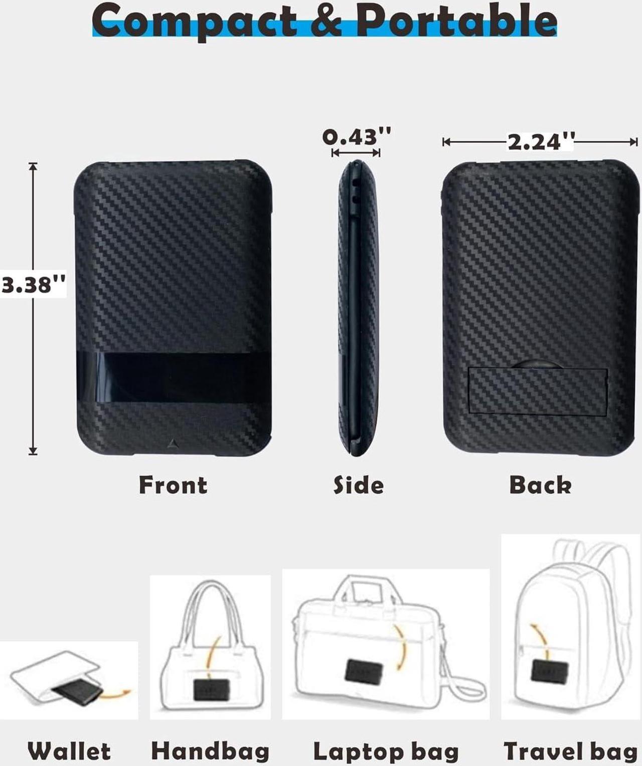 Alt view image 5 of 7 - USB Type C to C Charging and Data Transfer Cable with 3 Adapters Combination Set in Credit Card Size Case