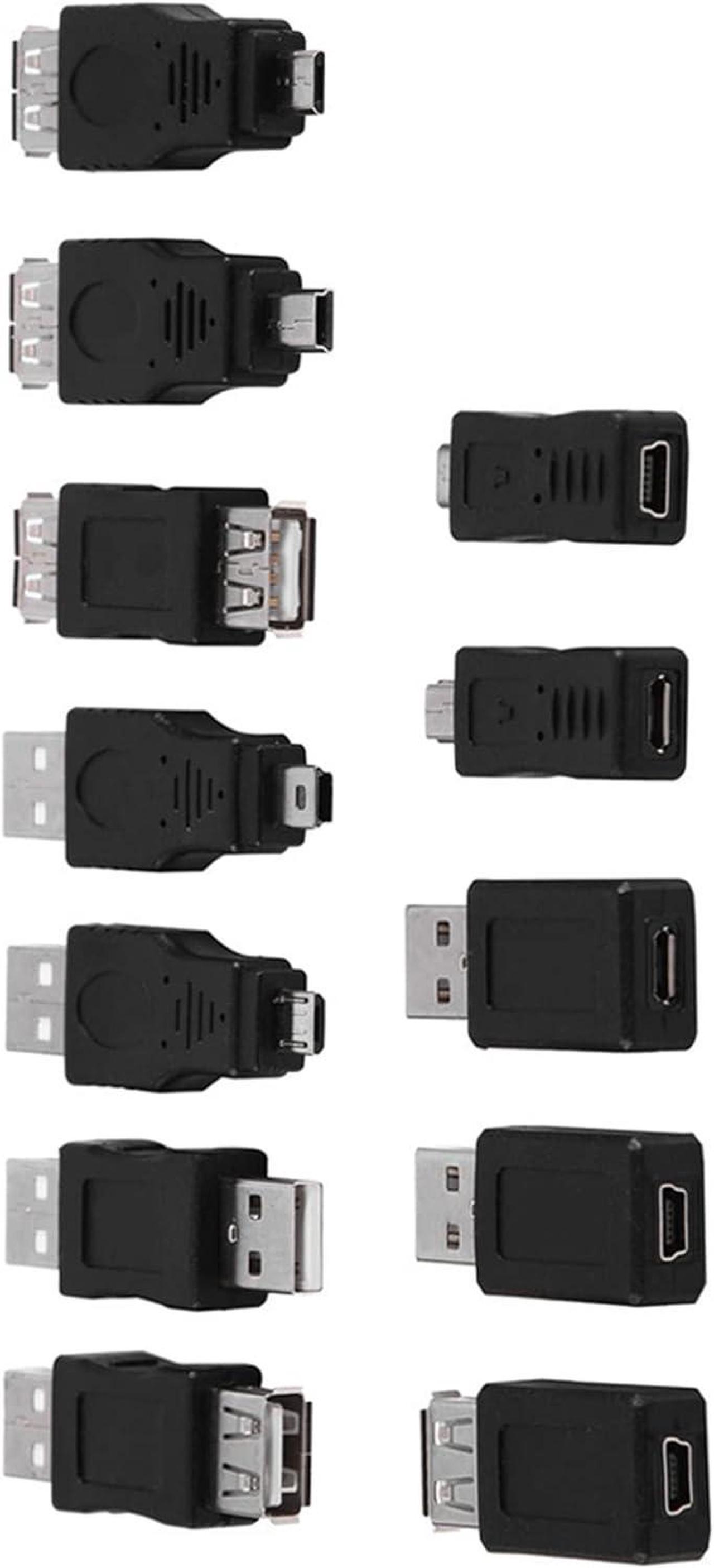 Alt view image 7 of 7 - 12PCS USB OTG Adapter Multiple USB2.0 Male to Female Adapter Micro USB Converter Adapter Kit for Computer Tablet PC Mobile Phone