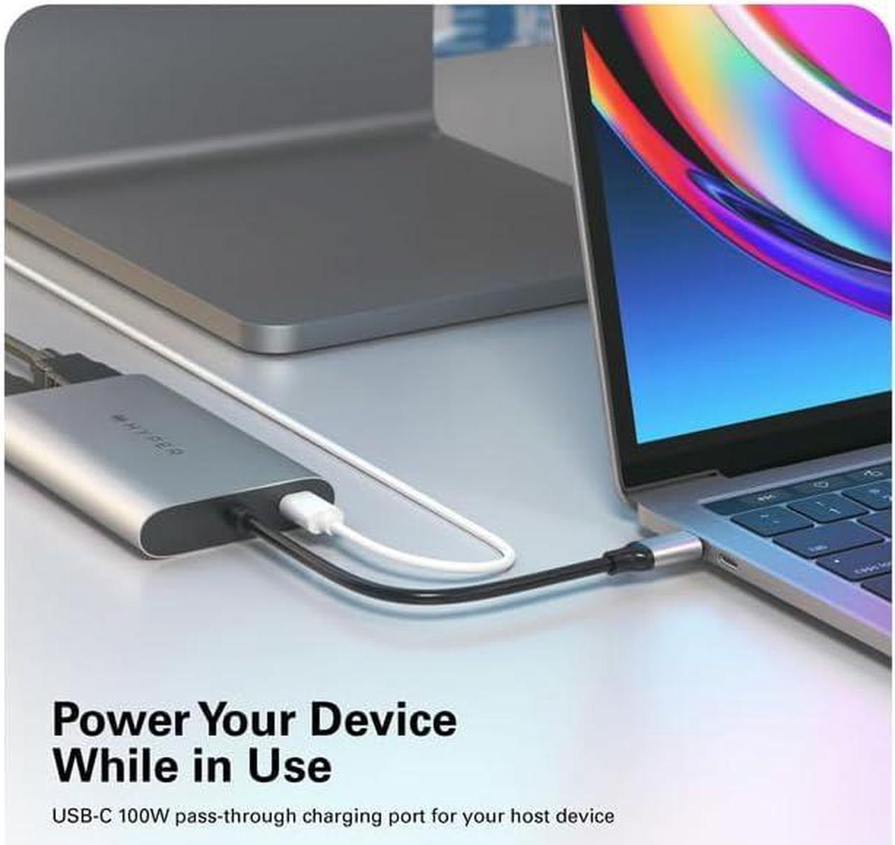 Alt view image 6 of 7 - Drive Dual 4K HDMI Adapter for M1/M2 MacBook 2X HDMI Pass-Through Charging