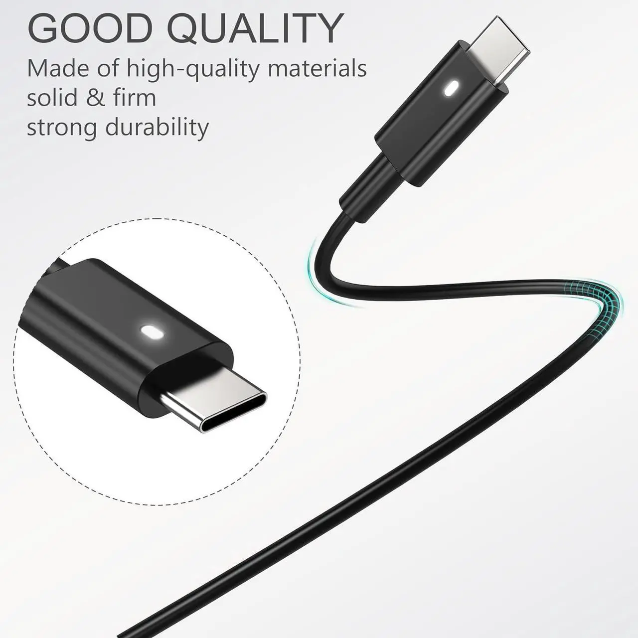 Alt view image 4 of 6 - Original Replacement for  130W Laptop Charger USB C Type C Slim AC Power Adapter for  Xps 17 Precision 5550 5530 2in1 XPS 15 2in1 9575DA130PM170 HA130PM170 0K00F5 K00F5 0M0H25 M0H25 T4V18