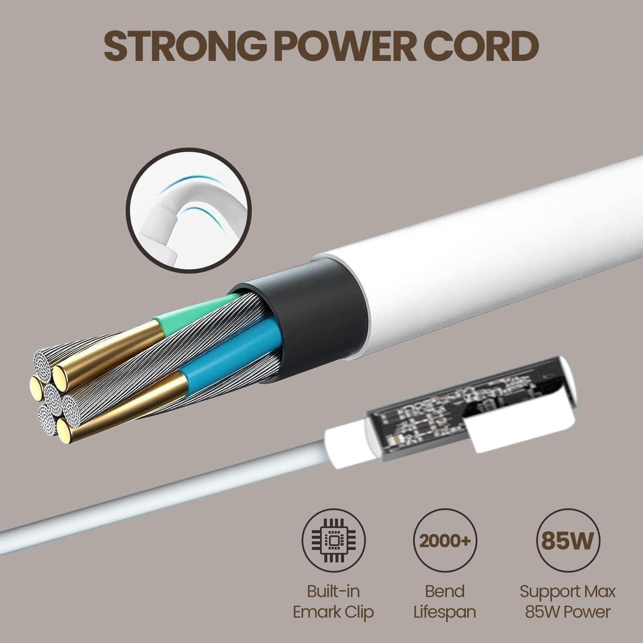 Alt view image 4 of 6 - A1286 2010 2011 MacBook Pro Charger Replacement 85w Power Adapter M2 L Tip for 15- and 17-inch MacBook Pro Before mid-2012 Models