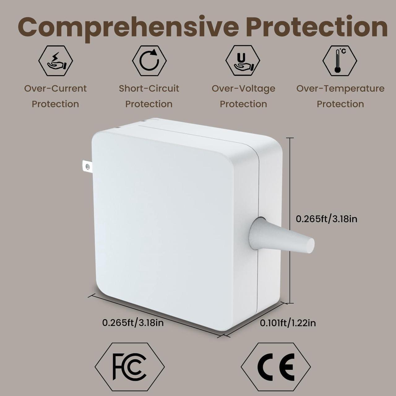 Alt view image 6 of 6 - A1286 2010 2011 MacBook Pro Charger Replacement 85w Power Adapter M2 L Tip for 15- and 17-inch MacBook Pro Before mid-2012 Models