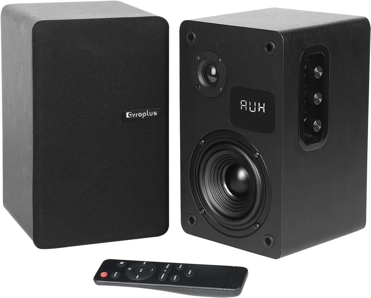 Main image of 70W Powered Bookshelf Speakers Pair, 5 Way Wired Vinyl Record Player Speakers Optical/ARC/RCA/AUX/BT Inputs 4" Subwoofer Active Home Theater Stereo Speakers for Turntable TV PC Studio Monitor