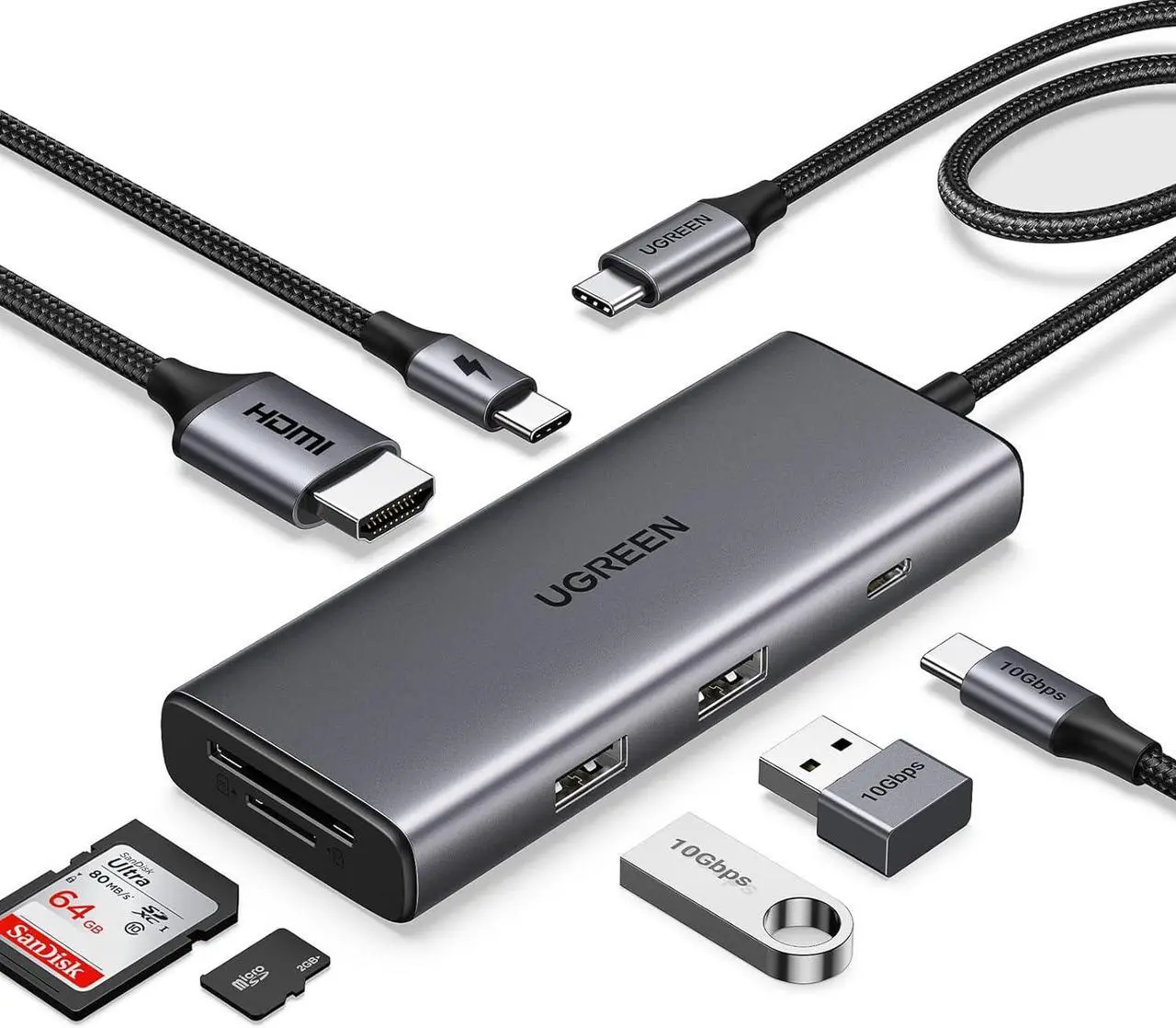 UGREEN Revodok Pro 107 USB-C Hub - Thumbnail 4