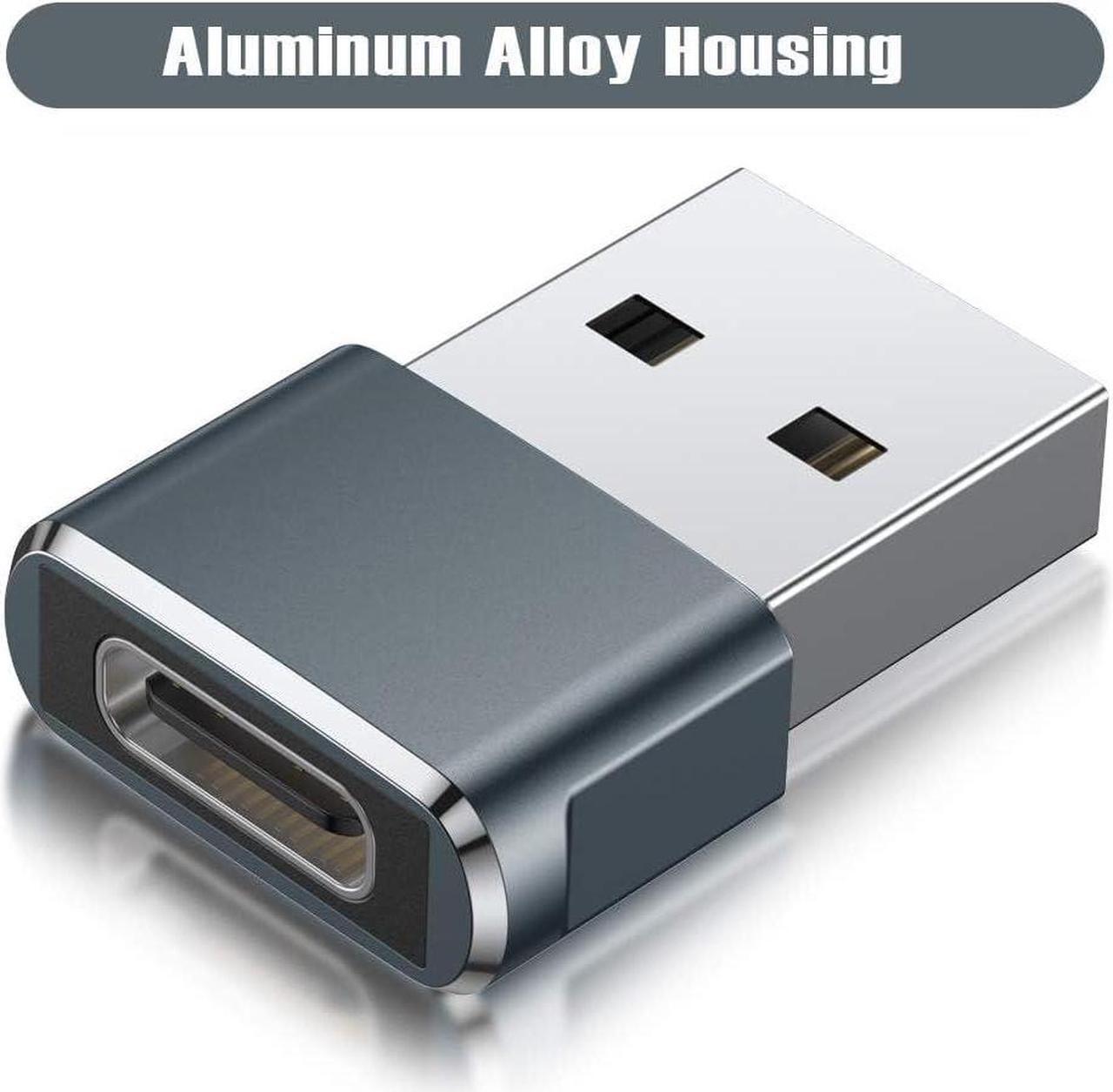 Alt view image 5 of 7 - Basesailor USB to USB C Adapter for iPhone 16 Charger 2Pack,USBC Female to A Male OTG Type C Converter for Apple Watch Ultra iWatch 7 8 9 10,iPhone 15 14 13 Plus Pro Max,AirPods,iPad,Car,Samsung S24