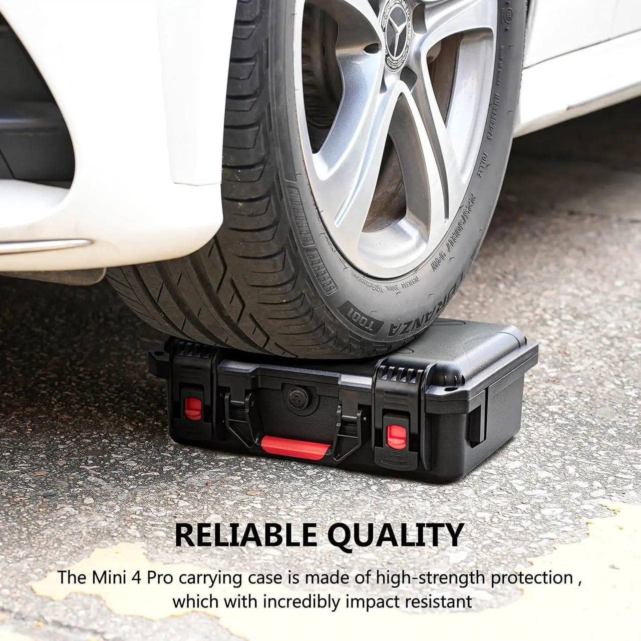 Alt view image 5 of 7 - Mini 4 Pro Waterproof Hard Case - Secure Carrying Bag for DJI Mini 4 Pro Fly More Combo Drone Accessories - Sturdy and Water-Resistant Storage for DJI RC 2/RC-N2
