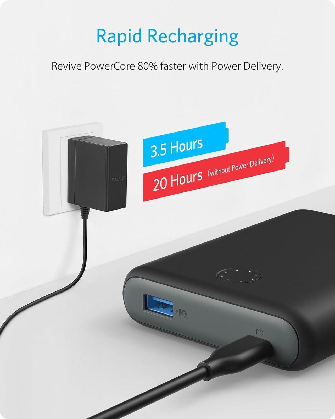 Alt view image 4 of 7 - PowerCore 13400 Nintendo Switch Edition, The Official 13400mAh Portable Charger for Nintendo Switch, for use with iPhone X/8, USB-C MacBooks, and More