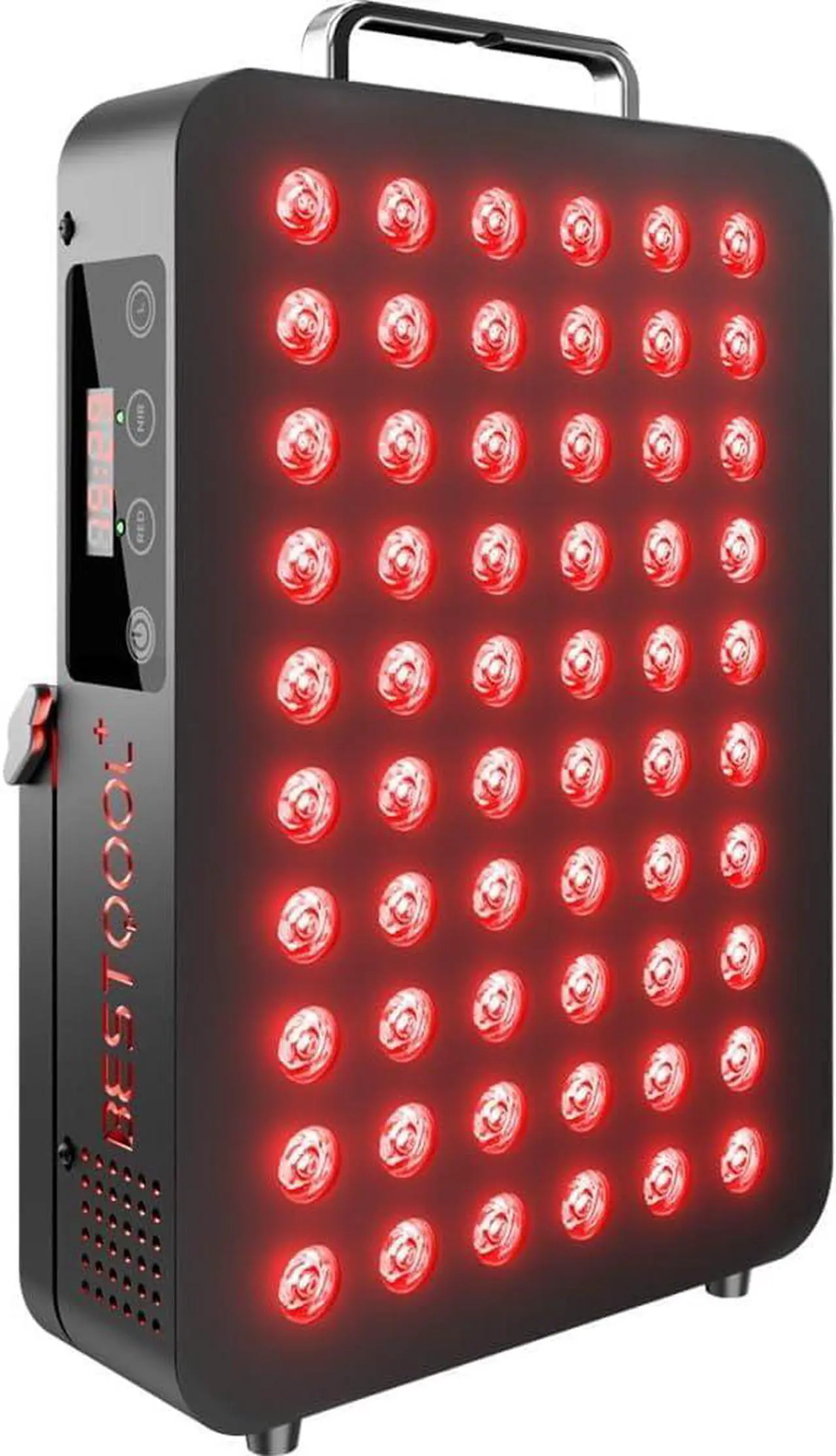 Main image of Red Light Therapy, Dual Chip Clinical Grade LED Device with Near-Infrared Light 660nm 850nm High Power Panel, Ideal for Body, Face, Recovery, Improve Sleep, Skin Health, 105W (Black 60)