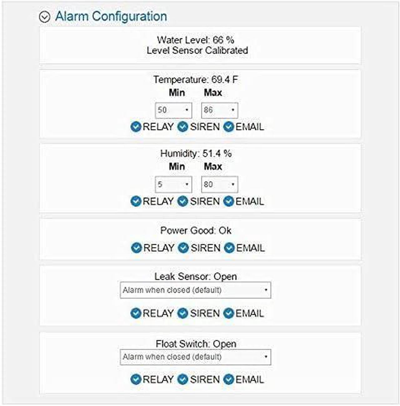 Alt view image 4 of 7 - Wi-Fi Enabled Sump Pump Alarm, Features Include: High Water Alarm, Water Leak Detector, Power Failure Alarm, WiFi Temperature Sensor, Water Sensor Alarm