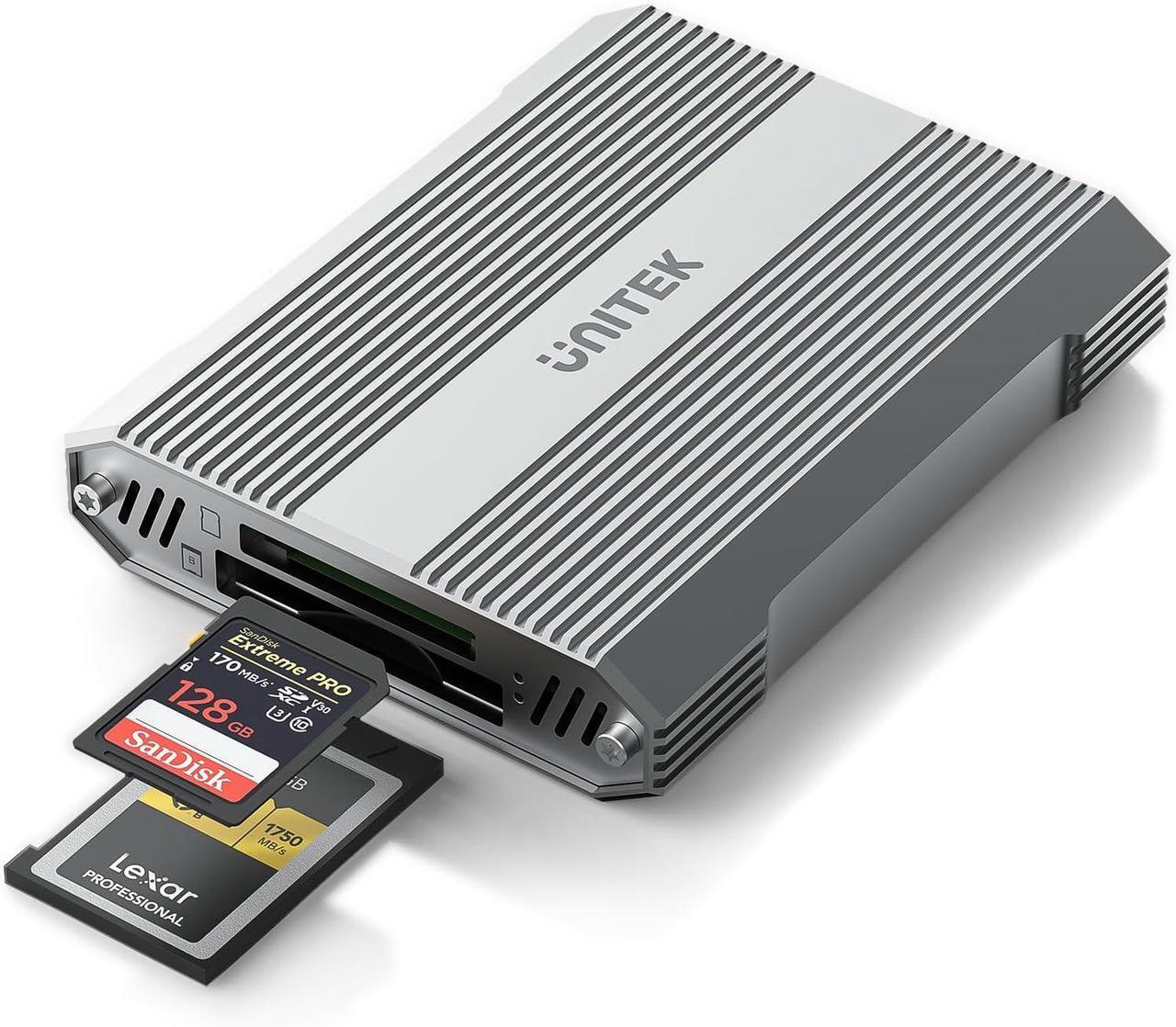Main image of Type B and SD4.0 UHS-II Dual-Slot Memory Card Reader, 10Gbps USB 3.2 Gen 2, CF Express Reader for CFexpress Type B/SD/SDHC/SDXC/SDUC, Plug and Play, Compatible with Windows/Mac/Linux/Android