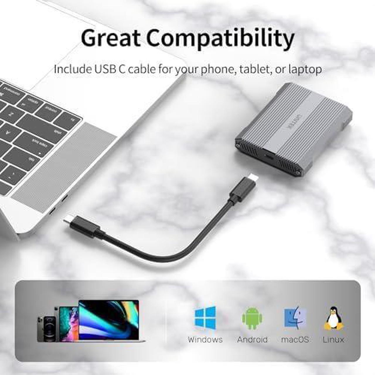 Alt view image 6 of 7 - 4 in 1 CFexpress Type B Card Reader - SD4.0 UHS-II & Micro SD Card Reader with USB-A Hub 10Gbps USB 3.2 Gen 2 CFexpress Adapter for CFexpress Type B/SD UHS-II/Micro SD 3.0/SDHC/SDXC/SDUC