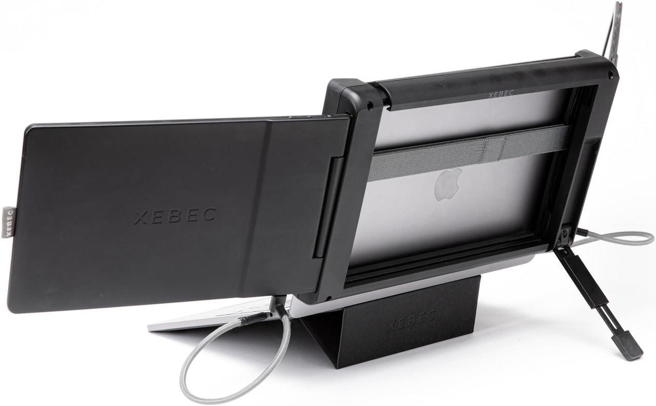 Alt view image 4 of 5 - Xebec Tri-Screen 2 + AirStand Bundle | Triple Laptop Monitor Extender (10.1" Full HD) | Portable Screen Setup for Mac, PC & Chromebook