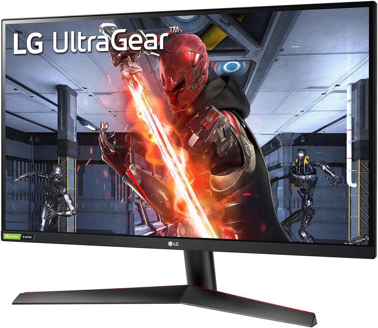 Alt view image 2 of 5 - LG 27GN800-B UltraGear 27 inch QHD (2560x1440) IPS 144Hz 1ms Gaming Monitor AMD FreeSync Premium G-Sync Compatible HDR10 HDMI DisplayPort Black