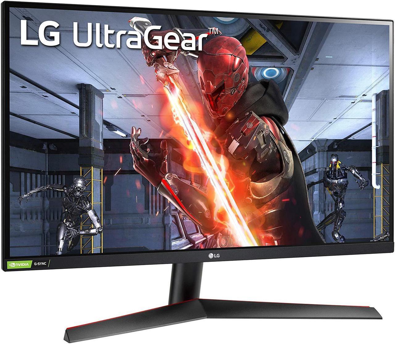 Alt view image 3 of 5 - LG 27GN800-B UltraGear 27 inch QHD (2560x1440) IPS 144Hz 1ms Gaming Monitor AMD FreeSync Premium G-Sync Compatible HDR10 HDMI DisplayPort Black