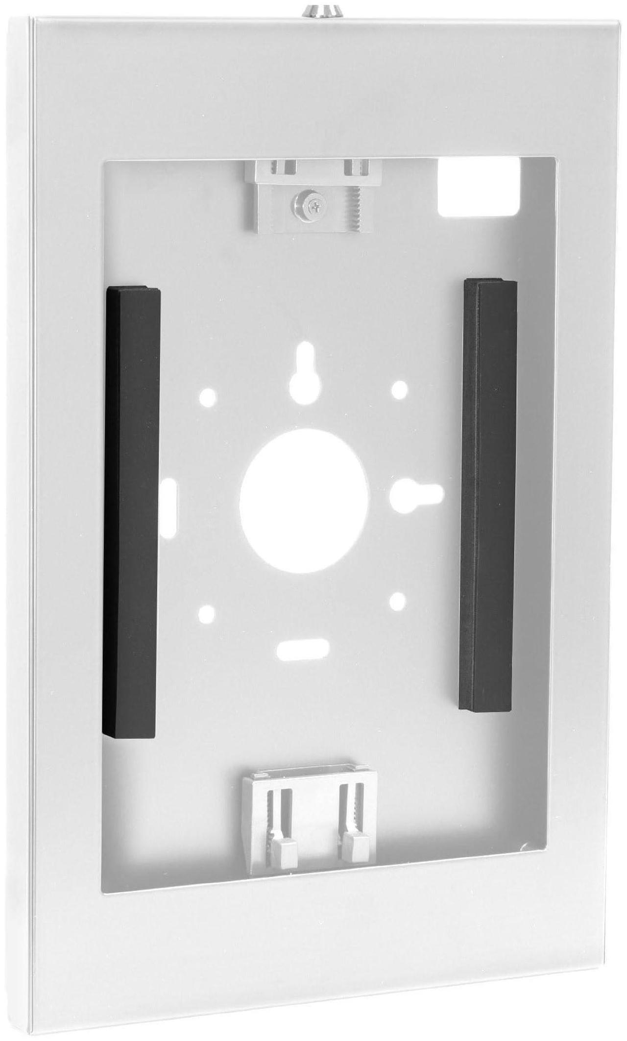 Alt view image 2 of 5 - Mount-It! Anti-Theft Tablet Wall Mount, Tablet Wall Kiosk with Universal Enclosure, Locking Tablet Mount for iPad Generations 7-10, iPad Pro, iPad Air, iPad 10.2 inch, iPad 10.9, White