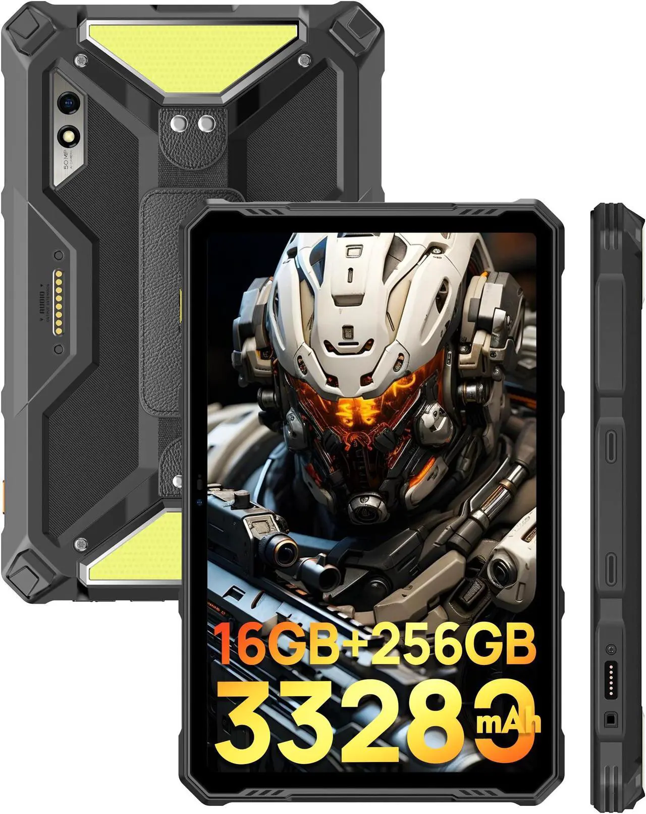 Main image of Ulefone Armor Pad 3 Pro Rugged Tablet 4G, 33280mAh(66W), 10.36" 2K Display, IP68/69K, 50MP + 32MP, Dual 1100LM LED Lights, 16GB + 256GB Android 13, uSmart Expansion Connector, HDMI Port, NFC