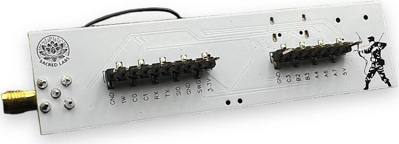 Alt view image 4 of 5 - Sacred Labs FlipMods Mini WiFi Dev Board for Flipper Zero GPIO - with Marauder on ESP-32 Chip, 2.4GHz Antenna, USB-C Port, Micro SD Slot