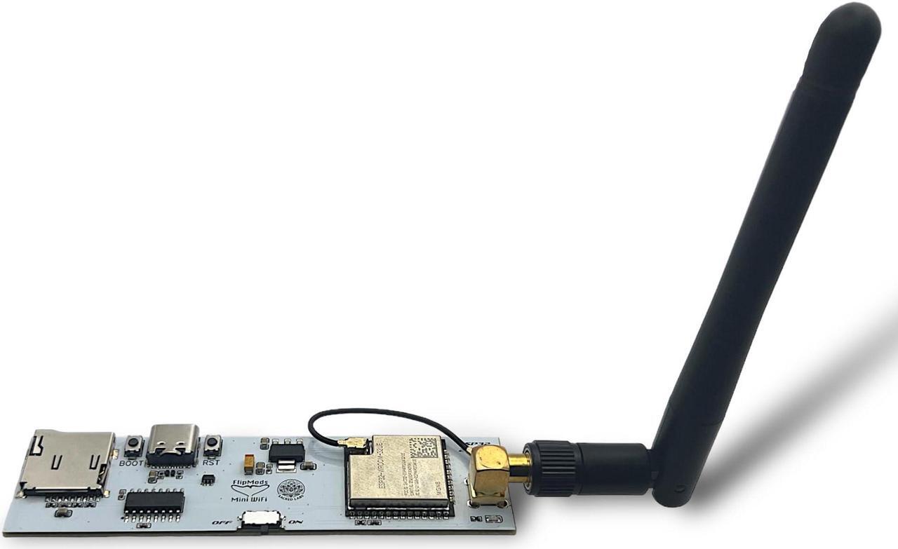 Alt view image 5 of 5 - Sacred Labs FlipMods Mini WiFi Dev Board for Flipper Zero GPIO - with Marauder on ESP-32 Chip, 2.4GHz Antenna, USB-C Port, Micro SD Slot