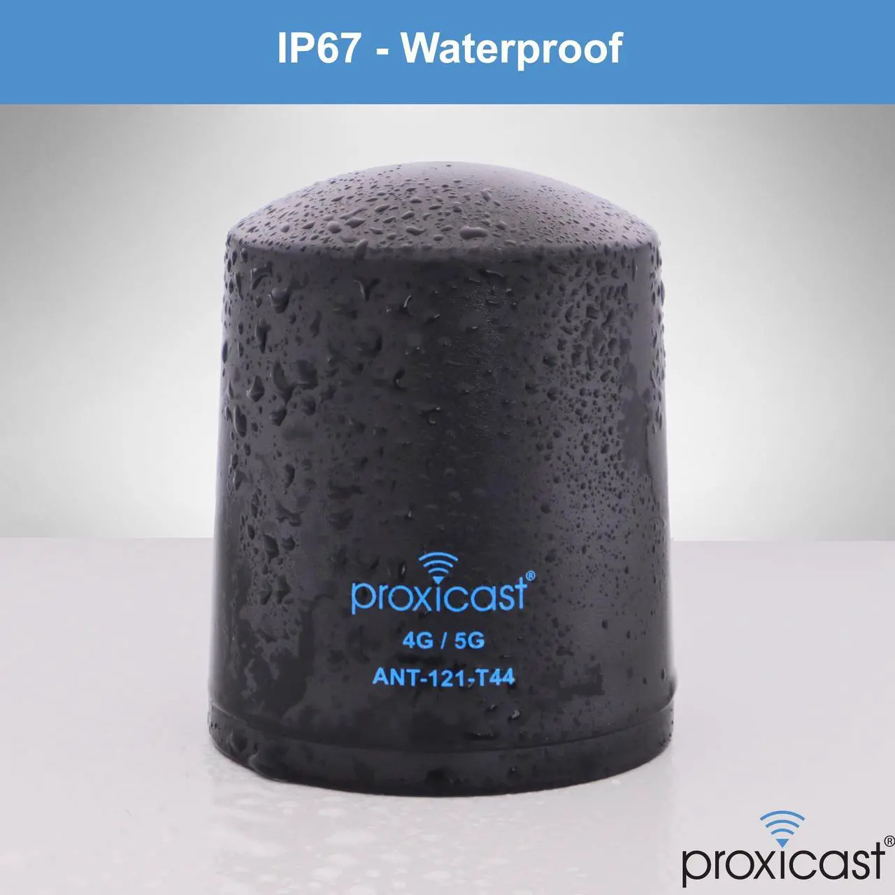 Alt view image 5 of 5 - Proxicast 4x4 MIMO 5G Antenna - Vandal Resistant Low Profile Omnidirectional Through-Hole Mount - 6 ft Coax - Black - Compatible with Cisco, Cradlepoint, Digi, MoFi & Others (ANT-121-T44-B-06)