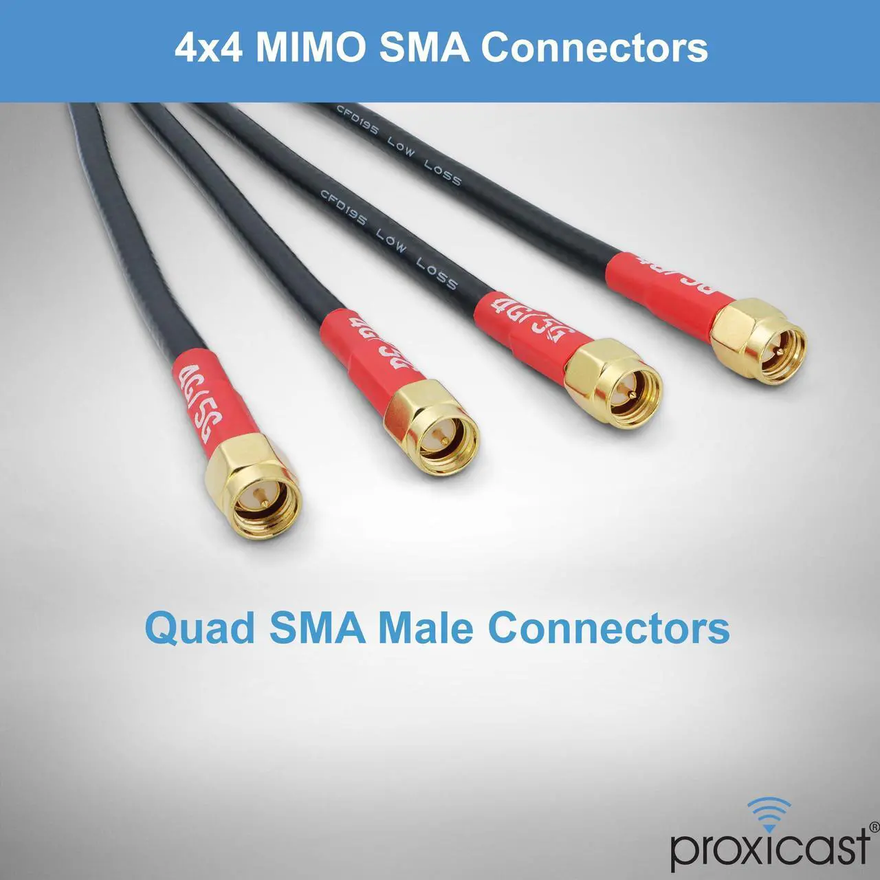 Alt view image 2 of 5 - Proxicast 4x4 MIMO 5G Antenna - Vandal Resistant Low Profile Omnidirectional Through-Hole Mount - 6 ft Coax - Black - Compatible with Cisco, Cradlepoint, Digi, MoFi & Others (ANT-121-T44-B-06)