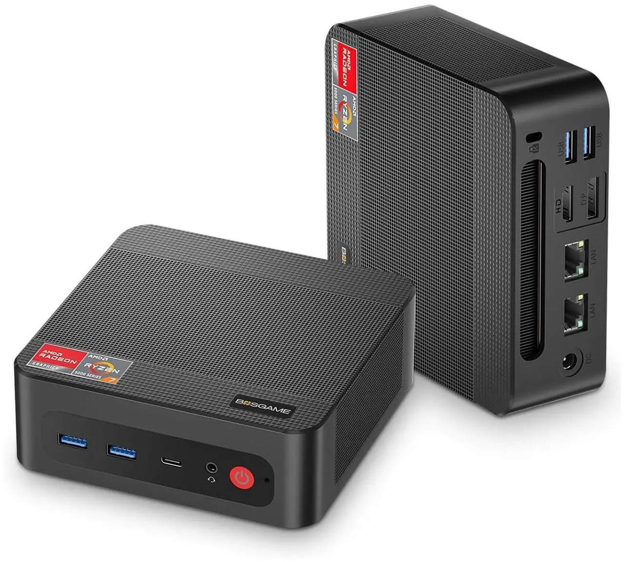 Main image of BOSGAME P4 Plus Mini PC Computers, AMD Ryzen 7 5825U Desktop Computers Windows 11 Pro, 16GB DDR4 512GB SSD Mini Computers (up to 4.5Ghz), 4K Triple Display Micro Desktop PC BT5.2/Wi-Fi6E