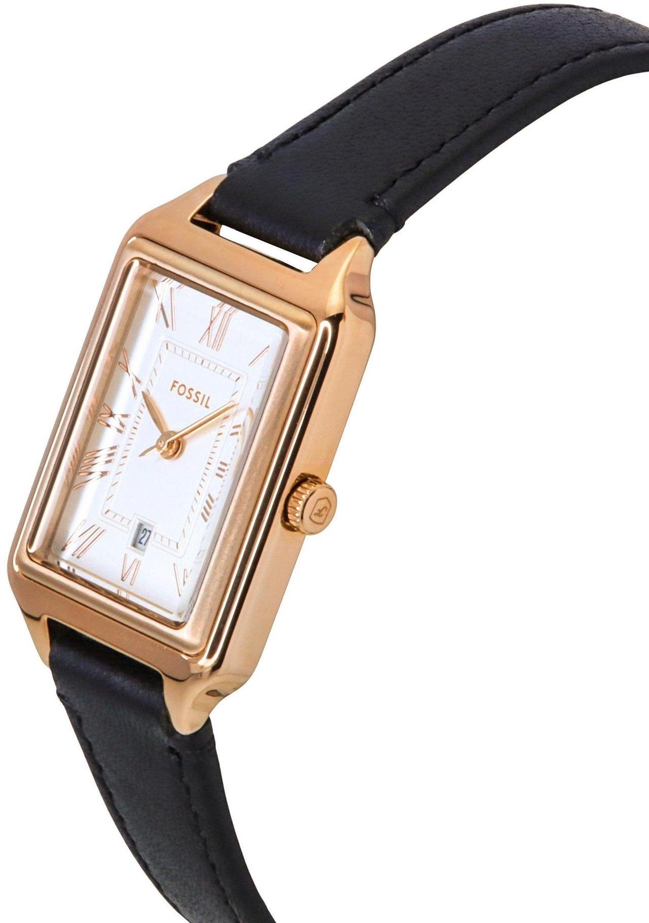 Alt view image 2 of 3 - Fossil Raquel Leather Strap White Dial Quartz ES5310 Women's Watch